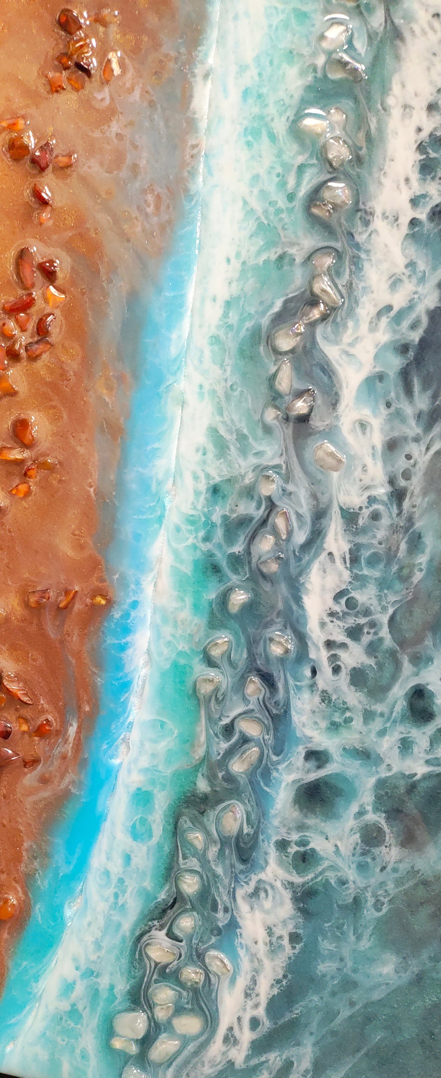 Healing Energy Art: "Coastal Serenity"