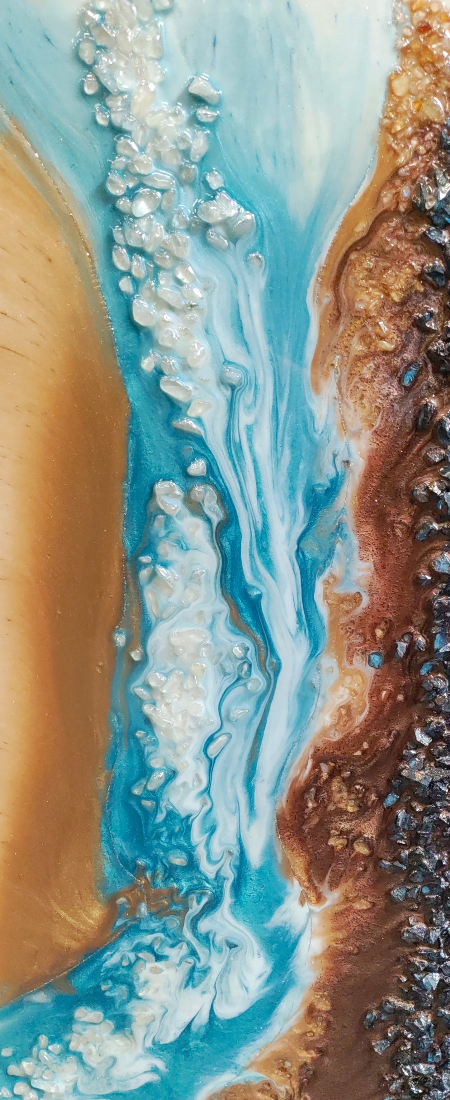 "Coastal Currents" An Energizing Journey Through Nature's Healing Elements original Energy Art