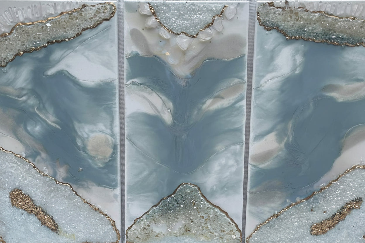 "Awakening Through Crystal Energy" – A Triptych Exploration of Healing and Vibrancy