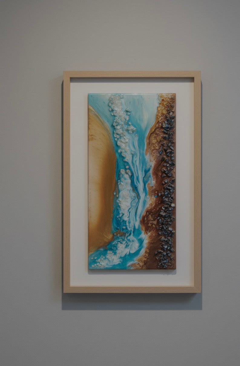"Coastal Currents" An Energizing Journey Through Nature's Healing Elements original Energy Art